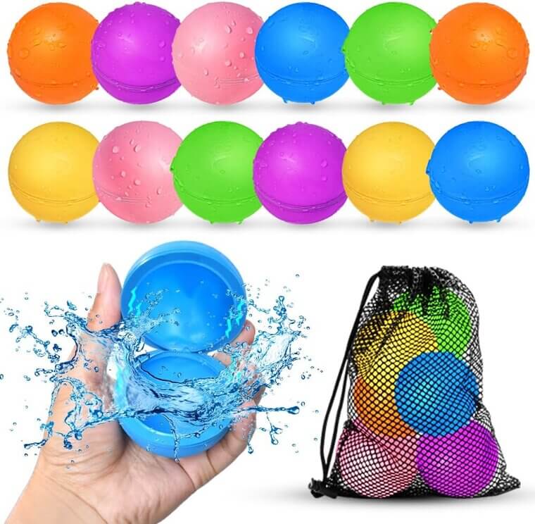 Reusable Water Balloons - Magnetic Splash Fun for Kids & Adults