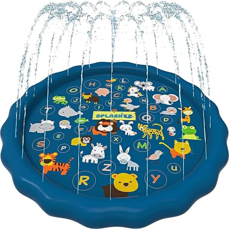 SplashEZ Splash Pad - Fun & Educational Water Play for Kids - Now 50% Off!