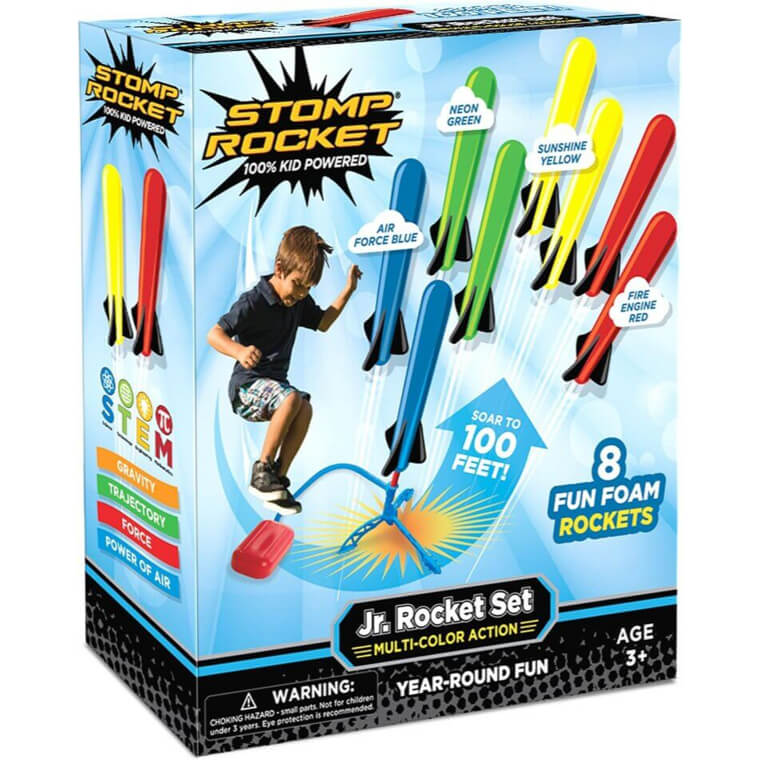 Stomp Rocket Jr - Fun & Educational Outdoor Toy for Kids - Don’t Miss the 29% Discount!