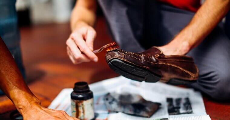 Polishing Shoes