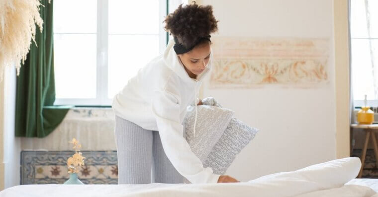 Changing the Bed Sheets