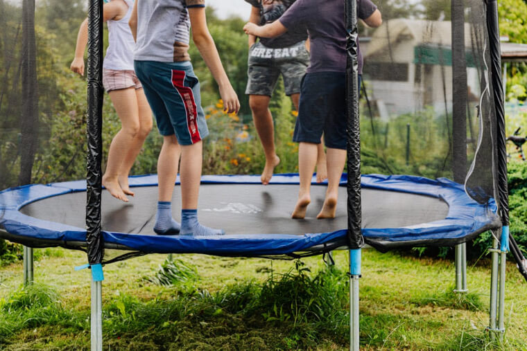 Trampolines Without Safety Nets