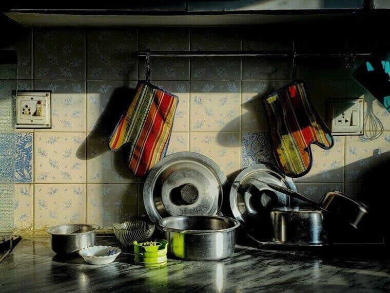 Pots and Pans With Worn-Out Nonstick Coating