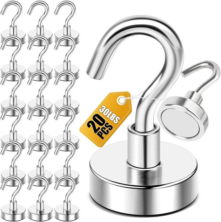 DIYMAG Magnetic Hooks - Strong, Versatile, and Perfect for Any Space - Enjoy 38% Off!
