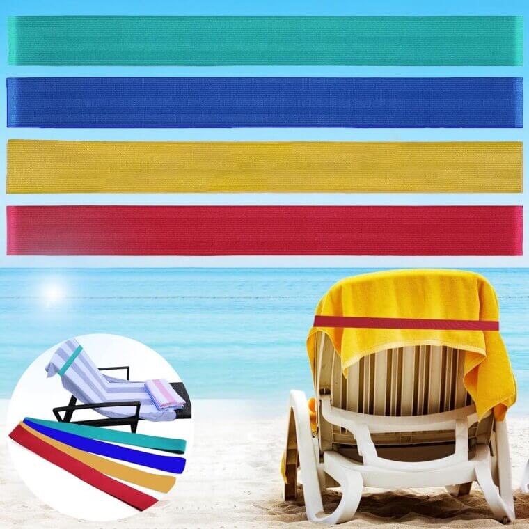 Beach Towel Bands - Secure Your Towel Anywhere! 