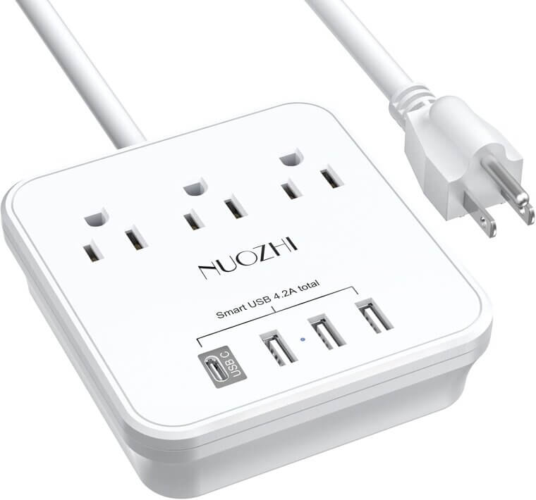 Cruise Power Strip with USB Ports - Perfect for Travel & Home 