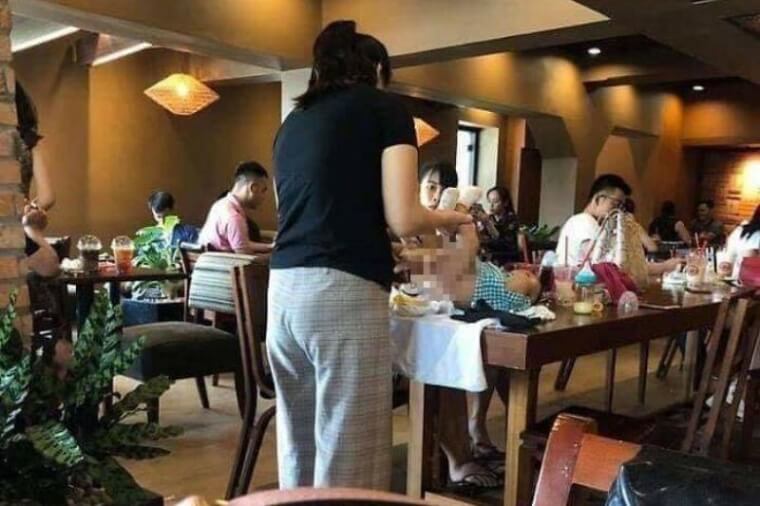 Sure, Change Your Baby In The Middle Of The Restaurant, No One Was Trying To Eat