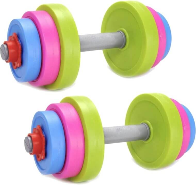 Kids Dumbbell Set - Fun Workout for Toddlers 