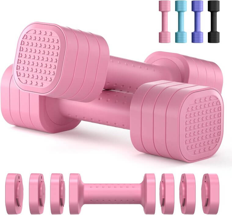 Zempox Dumbbell Set - Versatile Weights for Women’s Home Workouts - Enjoy 40% Off!
