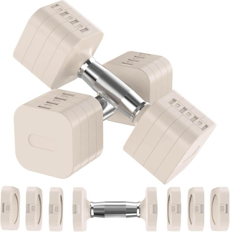 Adjustable Dumbbells Set - Perfect for Home Workouts - Enjoy 10% Off!