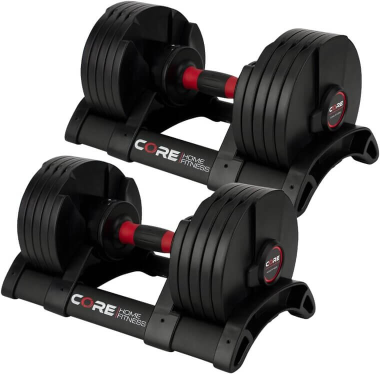 Core Fitness Dumbbells - Effortless Weight Adjustments, Compact Design! - Don’t Miss the 16% Discount!