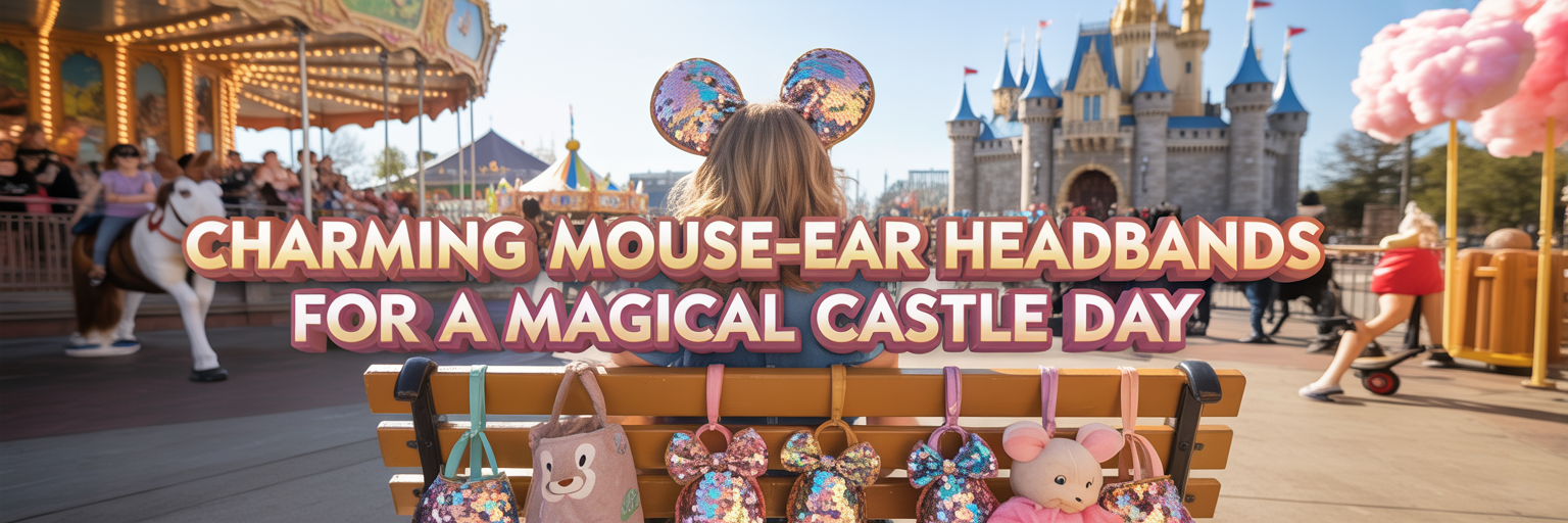 Mouse-Ear Headbands for a Magical Castle Park Day