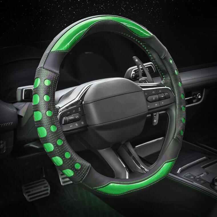 Valleycomfy Steering Wheel Cover - Stylish & Secure Driving Experience