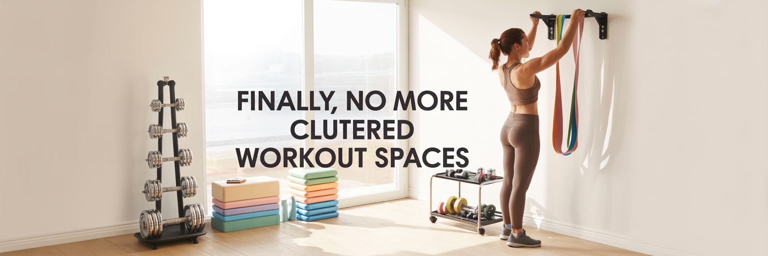 Finally, No More Cluttered Workout Spaces