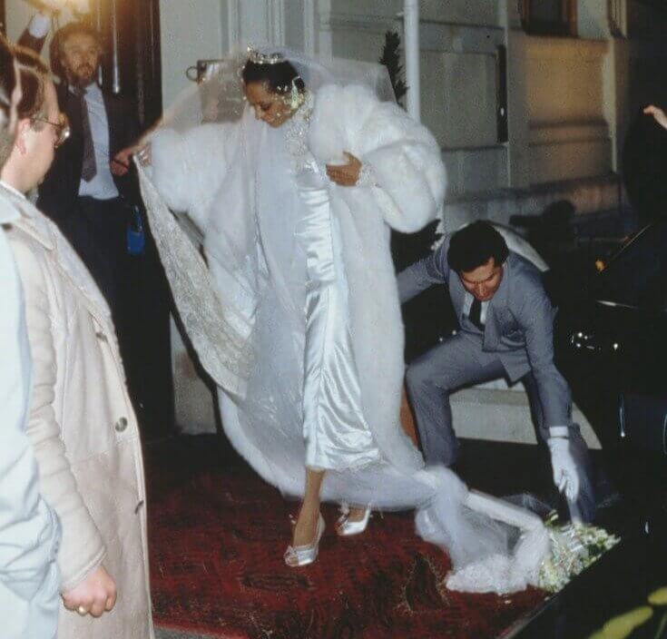 La silhouette glamour de Diana Ross