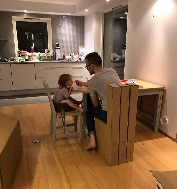 Turn Empty Boxes Into Temporary Furniture During Your Move