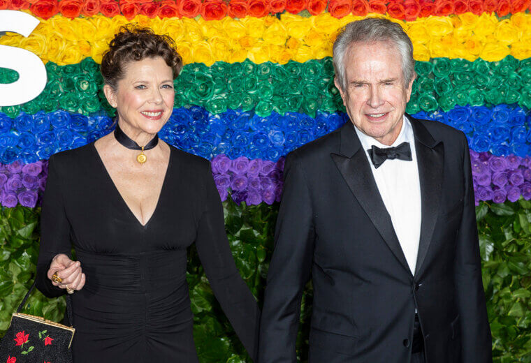 Warren Beatty and Annette Bening