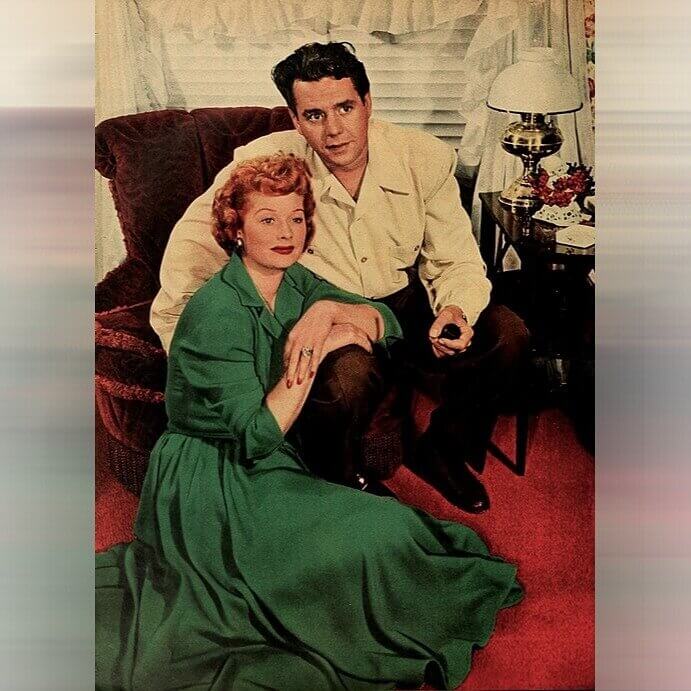 Desi Arnaz and Lucille Ball