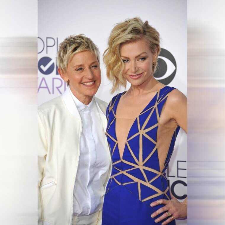 Ellen DeGeneres and Portia De Rossi