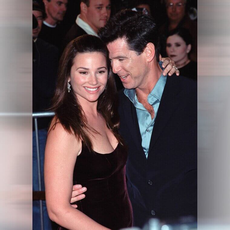 Pierce Brosnan and Keely Shaye Smith