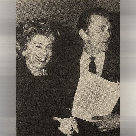 Kirk Douglas and Anne Buydens