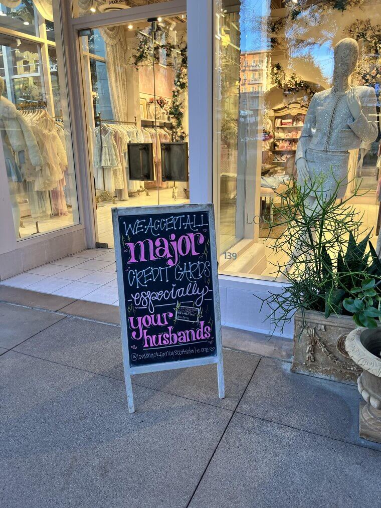 A Store With Some Very Flexible Payment Options