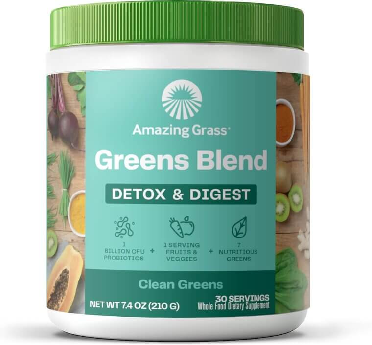 Amazing Grass Detox Blend: Boost Your Gut Health & Feel Great - Don’t Miss the 20% Discount!