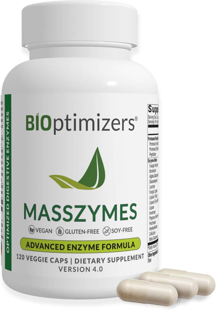 MassZymes Digestive Enzymes - Gut Health & Bloating Relief for All - - Now 35% Off!