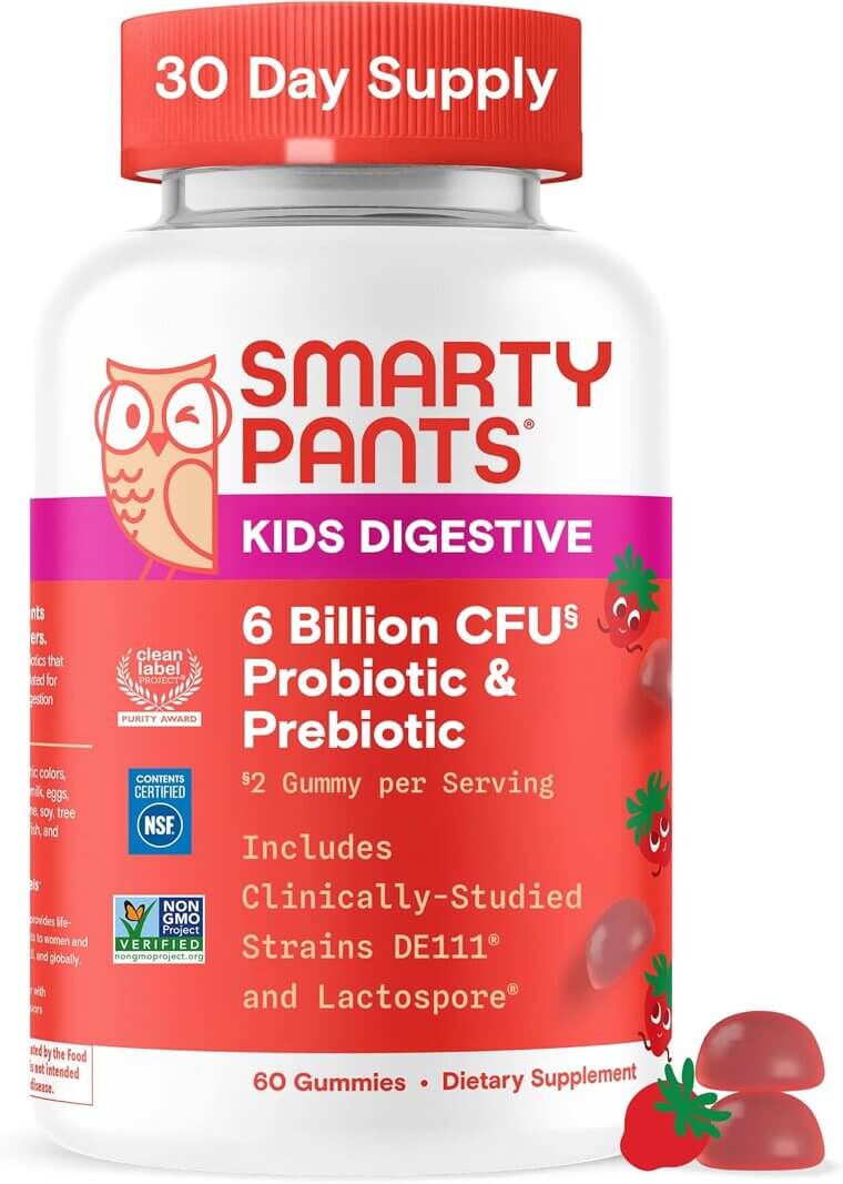SmartyPants Kids Gummies for Digestive & Immune Health - - Enjoy 35% Off!