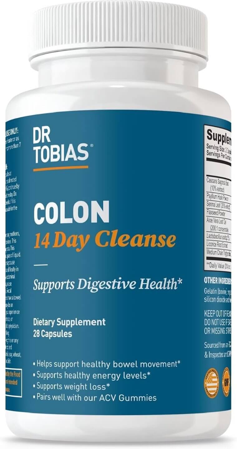 Dr. Tobias Colon Cleanse for Gut Health and Detox - Don’t Miss the 25% Discount!