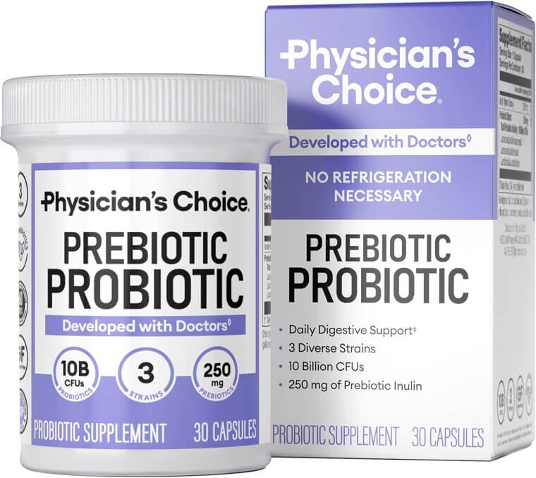 Physician's Choice Prebiotic-Probiotic - Boost Your Gut Health Today - Enjoy 10% Off!