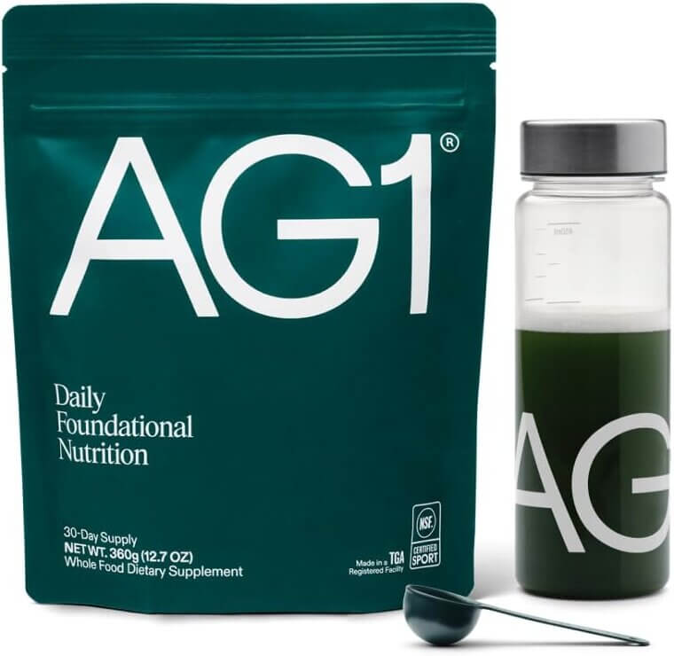 AG1 Greens Powder - Boost Your Health with 75 Essential Nutrients - Now 15% Off!