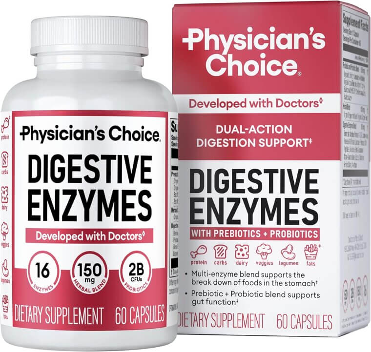 Digestive Enzymes for Bloating & Gut Health - Feel Better Fast - Now 24% Off!