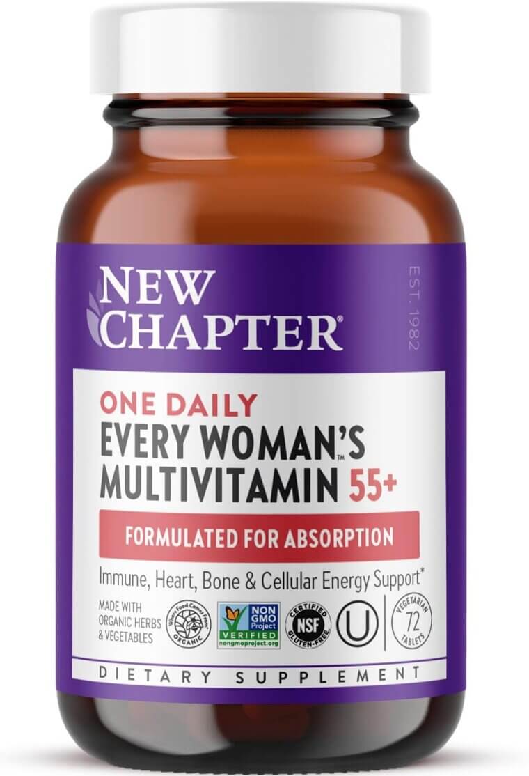 New Chapter Women's Multivitamin 55+ - Boost Your Well-being! - Don’t Miss the 29% Discount!