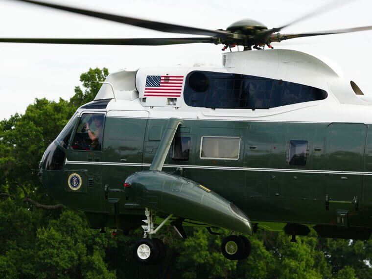 Coordinate Closely With Marine One