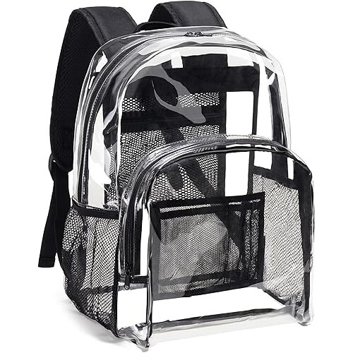 Durable Clear Backpack that Meets Security Standards Effortlessly. Now 26% Off!