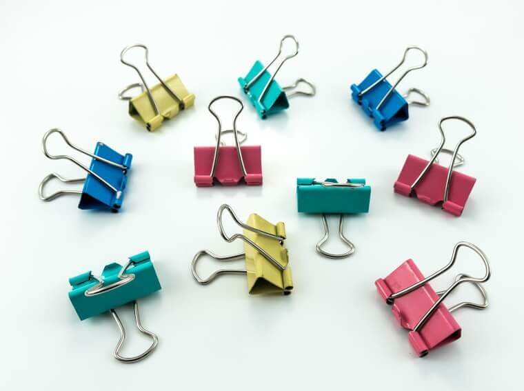 Binder Clips For Sharp Items