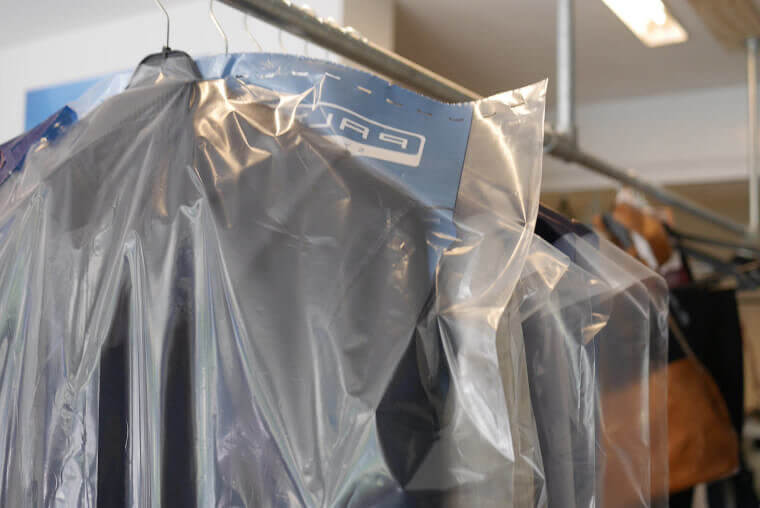 Use Plastic Dry Cleaning Bags