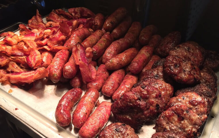 Carved Meats That Appear Dry