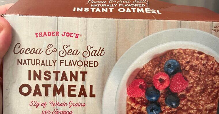 Flavored Instant Oatmeal Packets