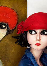 Abstract Portraits Re-Imagined as Real People And Get A Completely Modern Twist