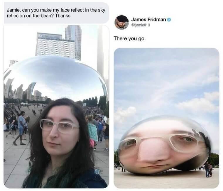 She’s Definitely Reflecting