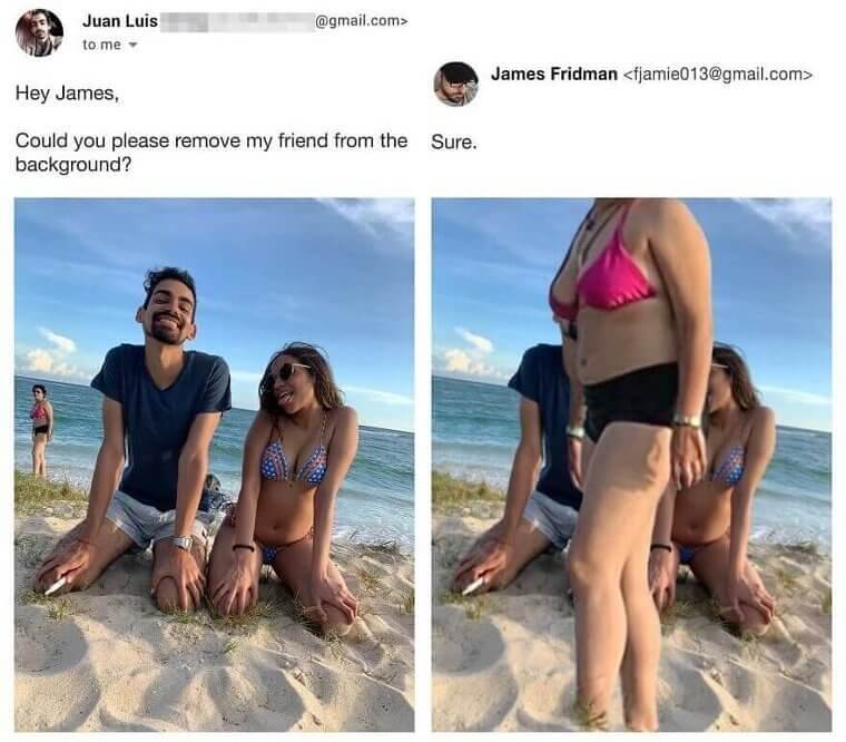 She’s No Longer in the Background