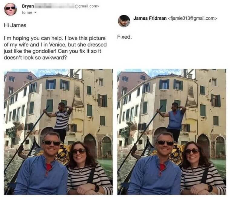 That Awkward Moment When You Wear Matching Shirts