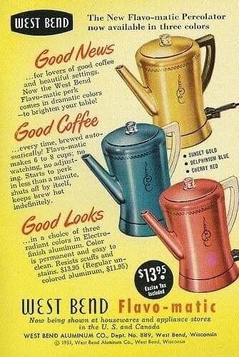 West Bend Flavo-Matic Percolator: The Secret to Hotter, Bolder Coffee ($35–$65)