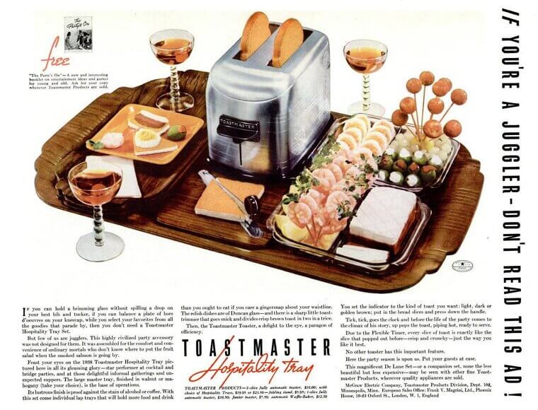 Toastmaster "Hospitality" Toaster: The Art Deco Legend ($50–$100)