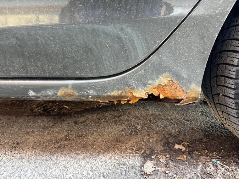​Inspect for Rust and Body Damage