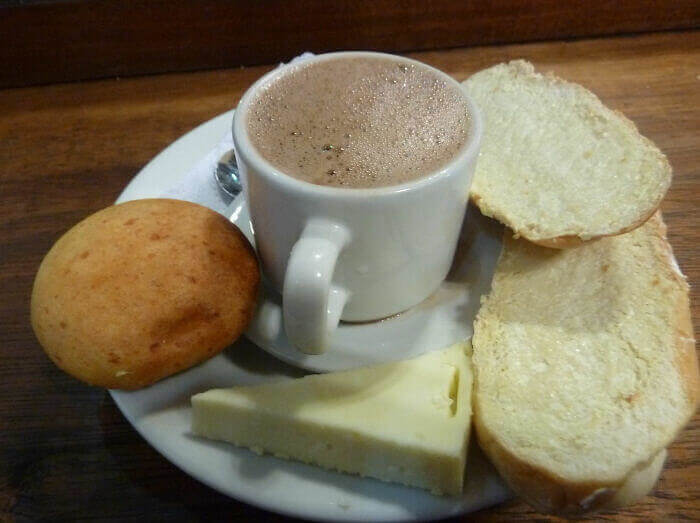 Colombians Love Their Hot Chocolate Cheese
