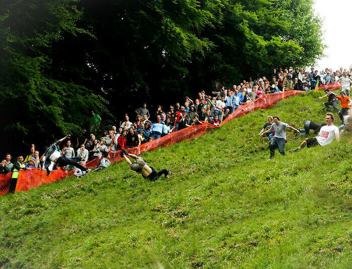 People In The UK Love Engaging In Cheese-Rolling Competitions