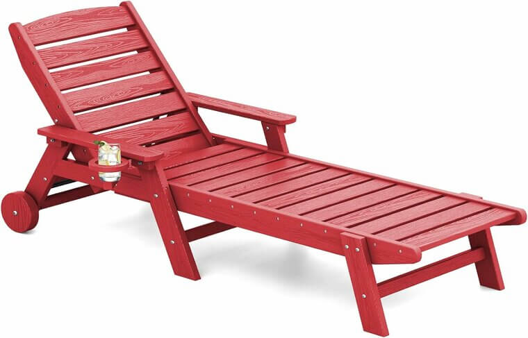 Relax in Style with SERWALL Lounge Chair - Weatherproof Comfort!